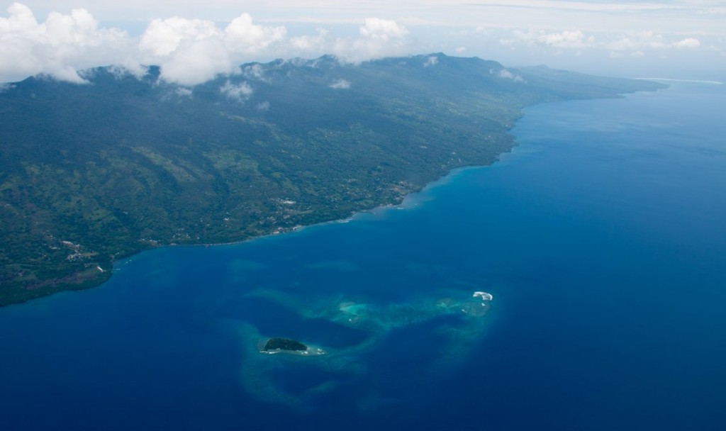 Taveuni from the plane